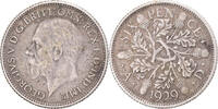 Great Britain 6 Pence Coin, George V, Silver, KM:832 -