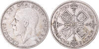 Great Britain Florin, Two Shillings Coin, George V, Silver -
