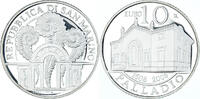 San Marino 10 Euro Palladio's Birth - 500th Anniversary, Silver -