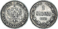 Finland Markka Coin, Alexander III, Helsinki, Silver, KM:3.2 -