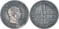 Germany Silber Groschen Coin, Friedrich Wilhelm IV, Berlin -
