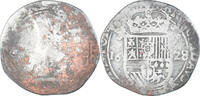 Spanish Netherlands Escalin Coin, Philip IV, Silver -