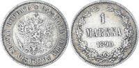 Finland Markka Coin, Alexander III, Helsinki, Silver, KM:3.2 -