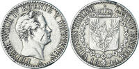 Germany 1/6 Thaler Coin, Friedrich Wilhelm IV, Berlin -