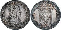 France 1/2 Écu, 2ème poinçon de Warin Coin, Louis XIII, Paris, Rare -