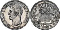 France 5 Francs Coin, Charles X, Rouen, Silver, KM:728.2 -