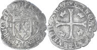 France Douzain aux deux H Coin, Henri III, Lyon, 1st Type -