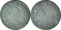 France Double Tournois Coin, Henri III, Paris, Copper, CGKL:86 -