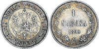 Finland Markka Coin, Alexander III, Helsinki, Silver, KM:3.2 -