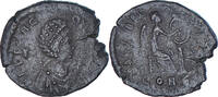 Follis Coin, Aelia Flaccilla, Constantinople, Bronze -