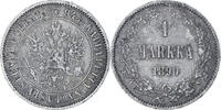 Finland Markka Coin, Alexander III, Helsinki, Silver, KM:3.2 -