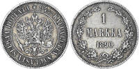 Finland Markka Coin, Alexander III, Helsinki, Silver, KM:3.2 -