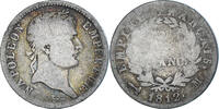 France 1 Franc Coin, Napoleon I, Toulouse, Silver, KM:692.10 -