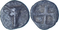 Hemiobol Coin, Troas, Lamponeia, Silver -
