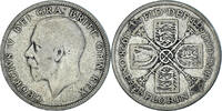 Great Britain Florin, Two Shillings Coin, George V, Silver -
