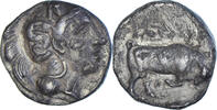 Stater Coin, Lucania, Thourioi, Silver, HN -