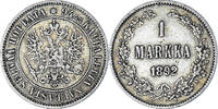 Finland Markka Coin, Alexander III, Helsinki, Silver, KM:3.2 -