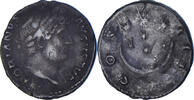 Denarius Coin, Hadrian, Rome, Rare, Silver, RIC:852 -