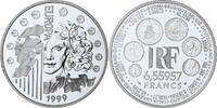 France 6.55957 Francs Coin, Europa, Paris, Silver -