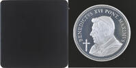 France Medaille Benoît XVI - Souvenir 2005-2013, BE, Silver -