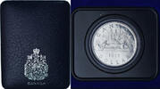 Canada Dollar Coin, Elizabeth II, Royal Canadian Mint, Silver -