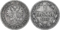 Finland Markka Alexander II, Helsinki, Silver, KM:3.1 -