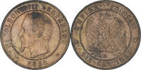 France 10 Centimes Napoleon III, Strasbourg, Bronze -