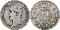 France 5 Francs Charles X, Perpignan, Silver, KM:728.11 -