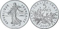France 5 Francs Semeuse, Paris, Série BE, Cupronickel -