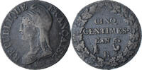 France 5 Centimes Dupré, Orléans, Copper, Gadoury:126 -