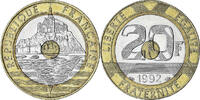 France 20 Francs Mont Saint Michel, Paris, V Ouvert -