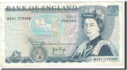 Great Britain 5 Pounds Banknote, Undated, KM:378a -