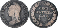 France 5 Centimes Dupré, Orléans, Copper, Gadoury:126 -