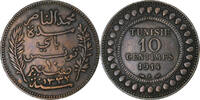 Tunisia 10 Centimes Muhammad al-Nasir Bey, Paris -