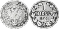 Finland Markka Alexander II, Helsinki, Silver, KM:3.1 -
