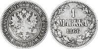 Finland Markka Alexander II, Helsinki, Silver, KM:3.1 -