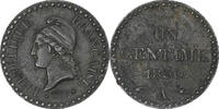 France 1 Centime Dupré, Paris, Bronze, Gadoury:84 -