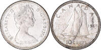 Canada 10 Cents Coin, Elizabeth II, Royal Canadian Mint, Ottawa -