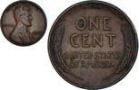United States Cent Coin, Lincoln Cent, U.S. Mint, Philadelphia -