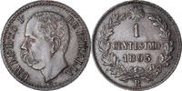 Italy Centesimo Coin, Umberto I, Rome, Copper, KM:29 -