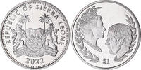 Sierra Leone Dollar Coin, Pobjoy Mint, Accession of King Charles III -