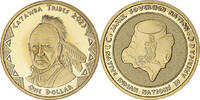 United States Dollar Coin, Catawba tribes.BE, laiton -