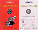 Gibraltar 50 Pence Coin, Pobjoy Mint, Gangsta Granny.Colorized BU -
