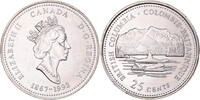 Canada 25 Cents Coin, Elizabeth II, Royal Canadian Mint, Ottawa -