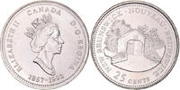 Canada 25 Cents Coin, Elizabeth II, New Brunswick, Royal Canadian Mint -