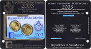 San Marino Set SET Euro cent, Coin Card .BU -