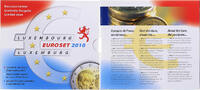 Luxembourg Euro-Set LUXEMBOURG 2010 dont 2x2 euro commémo - série -