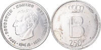 Belgium 250 Francs, 250 Frank Coin, Silver, KM:157.1 -