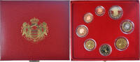 Monaco Set 8 Monnaies Euro. BE Albert II, Monnaie de Paris, BE -