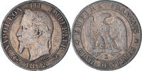 France 5 Centimes Coin, Napoleon III, Napoléon III, Bordeaux -